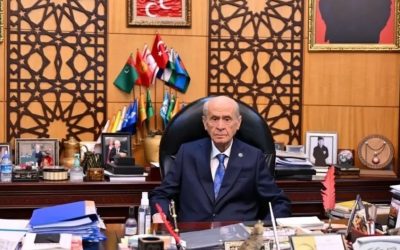 Bahçeli’nin makam odası ilk kez kameralara yansıdı