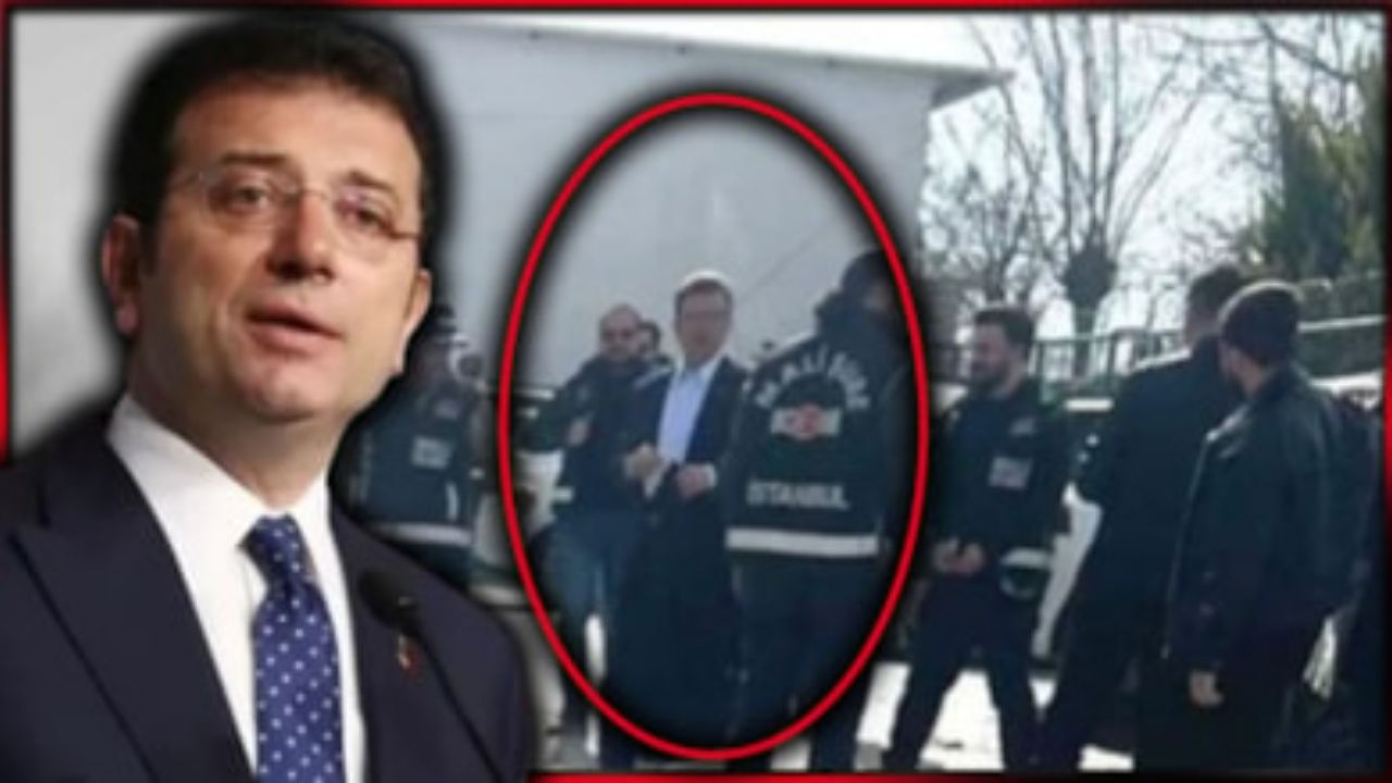 İmamoğlu'nun cezaevindeki ilk görüntüsü
