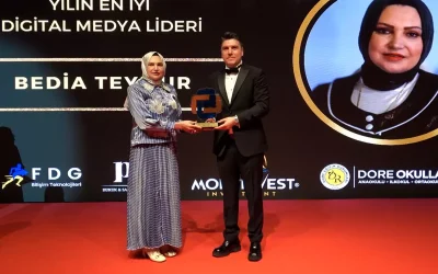 Bedia Teymur’a “Yılın En İyi Dijital Medya Lideri” ödülü verildi