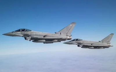 İngiliz uçakları Rus jetlerine karıştı