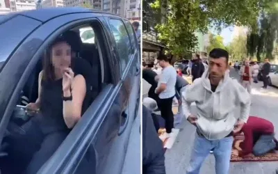İzmir’de cuma namazında olay çıktı