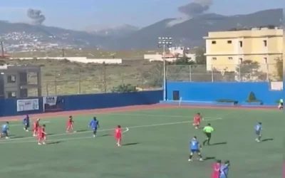 Lübnan futbolcuları İsrail saldırısına rağmen maçlarını sürdürdü