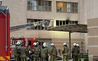 Maltepe’deki huzurevinde çıkan yangında 17 kişi yaralandı