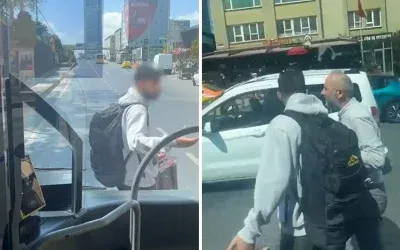 Otobüs geç kaldı, kargaşa çıkardı