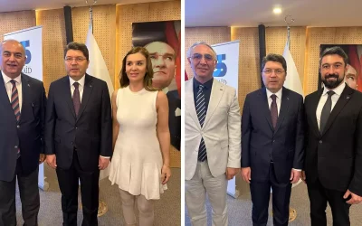 Adalet Bakanı Tunç, USKAİD genel kuruluna sürpriz ziyaret yaptı