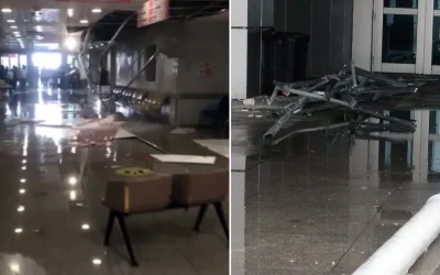 Malatya’da Sağanak Yağışın Ardından Hastane Tavanı Çöktü