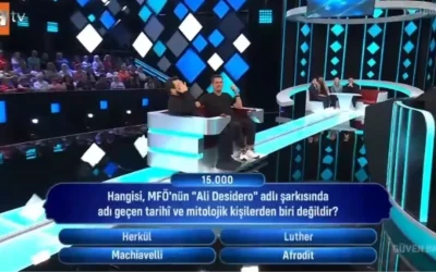 Ali Desidero şarkısında adı geçen kim yok?