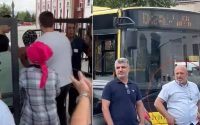 Geç kalanlar sınav salonuna alındı.