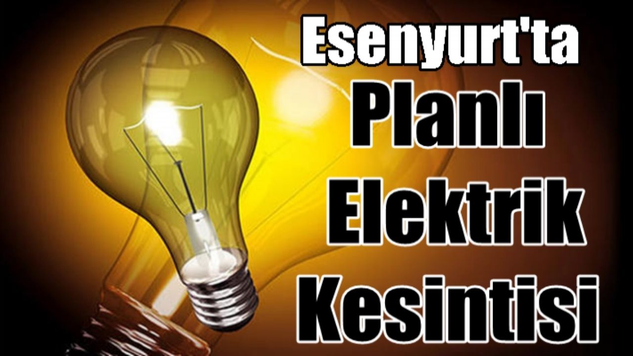 Esenyurt'ta Elektrik Kesintisi