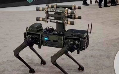 Türkiye’nin İlk Füze Atabilen Robot Köpeği “KOZ” Canlı Yayında Tanıtıldı