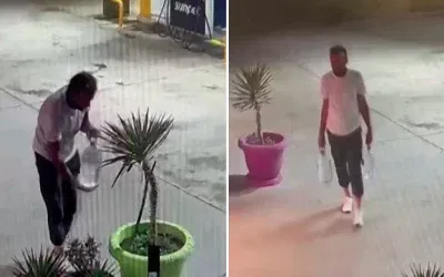 Benzin İstasyonundaki Korkunç Görüntüler Ortaya Çıktı!