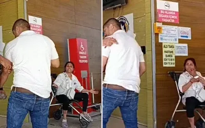Parkta kocasını bıçaklayan kadın cinnet geçirdi