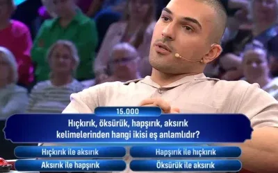 Hıçkırık ve aksırık eş anlamlı mıdır?