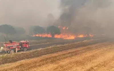 Silivri’de yangın alarmı: 50 ev boşaltıldı!