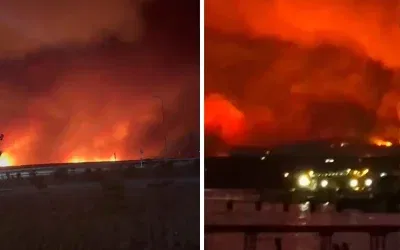 Tekirdağ’da alevler büyüyor, yerleşim yerlerine sıçradı!