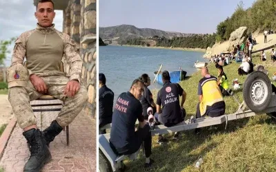 Uzman Çavuş Musa Çal, sıcak havada nehirde boğularak öldü.