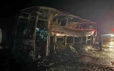 Kızılcahamam’da Otobüs Yangını: 36 Yolcu Kurtarıldı
