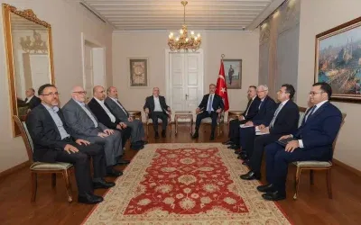 Dışişleri Bakanı Hakan Fidan, Hamas Heyetiyle Diplomatik Görüşme Yaptı.