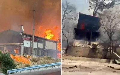 Çanakkale’de Alevlerle Yarış: Korkunç Görüntüler!