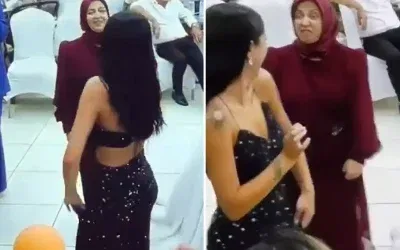 Kızının dans figürleri başörtülü annesini rahatsız etti