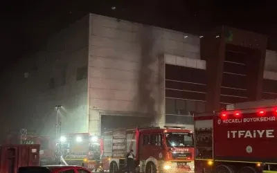 Kartepe’deki Fabrikada Yangın Çıktı