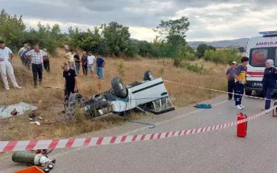 Trafik Kazası Sonucu Sürücü Öldü, Yakınları Yaralıya Saldırdı