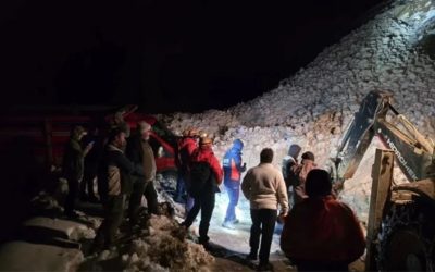 Rize’de 15 Kişi Çığ Altından Kurtarıldı