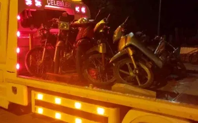 Bolvadin’de Motosiklet Denetiminde 20 Araç Men Edildi