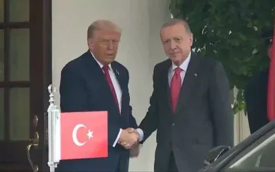 Cumhurbaşkanı Erdoğan, Beyaz Saray’da ABD lideri ile görüştü.