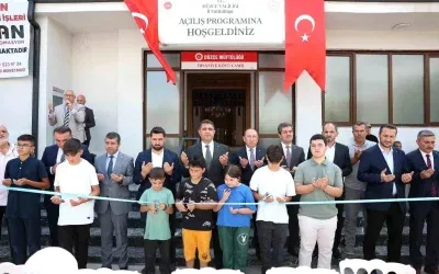 Düzce’de Yıkılan Cami Yeniden İnşa Edildi