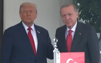 Erdoğan, 6 yıl sonra Beyaz Saray’a giriş yaptı; Trump kapıda karşıladı