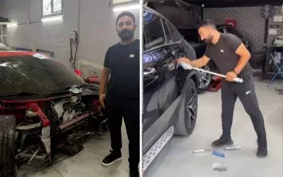 Ferrari’yi perte çıkartan ustadan yeni skandal: Aracın boyası kaldırıldı!