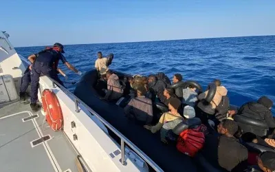 Fethiye’de 36 Kaçak Göçmen Kurtarıldı