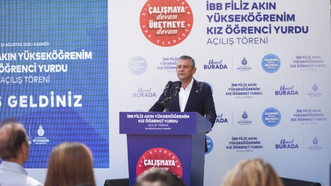 CHP Lideri Özgür Özel İstanbul Açılış Töreninde Konuştu