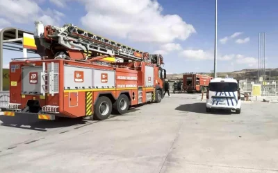 Aksaray’da Akaryakıt İstasyonu Yanında Yangın İhbarı