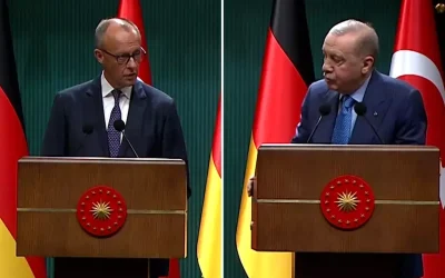 Almanya Başbakanı, Cumhurbaşkanı Erdoğan’ı kızdırdı: “Bunu görmüyor musun?”