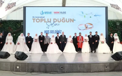 Bağcılar’da 30. Toplu Düğün Şöleni Coşkusu