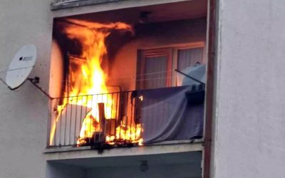 Kastamonu’da Balkon Alevleri Korku Yarattı