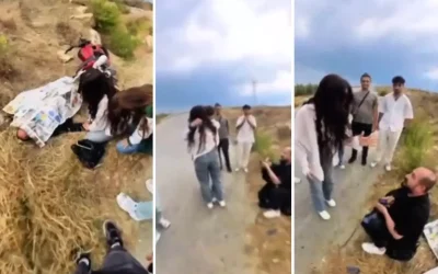 Kız arkadaşına ölü sesi veren adamın evlilik teklifi!