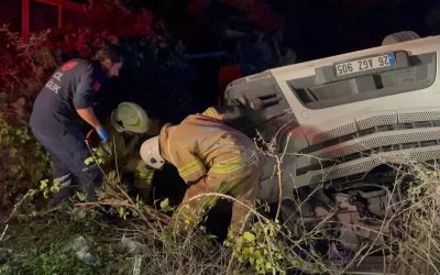 Bursa’da TIR Kazasında Bir Ölü, Bir Yaralı