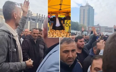 Çorum’da pazarcılar belediye başkanını protesto etti!