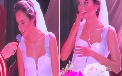 Genç gelin, düğünde önemli bir detayı unuttu