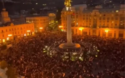 Gürcistan’da Protesto Sırasında Çıkan Arbedede 27 Kişi Yaralandı
