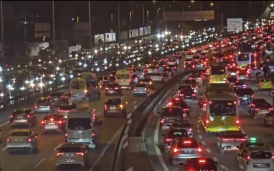 İstanbul’da Akşam Trafik Yoğunluğu Yüzde 78’e Çıktı