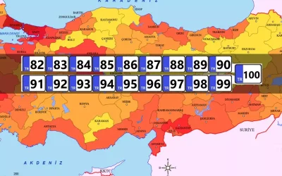 19 ilçemizdeki il olmaya aday plaka kodları!