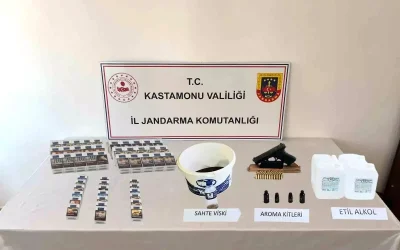 Kastamonu’da Sahte Alkol Operasyonunda 6 Kişi Gözaltında