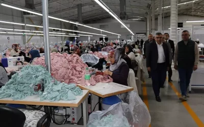 Merzifon Kaymakamı Karaaslan, OSB’yi Ziyaret Etti