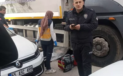 Çöp Kamyonu Altında Kalarak Yaşlı Adam Hayatını Kaybetti