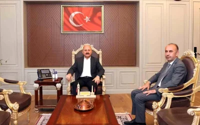 Adıyaman Valisi Osman Varol, Üniversite Rektörü Prof. Dr. Mehmet Keleş’i Ziyaret Etti