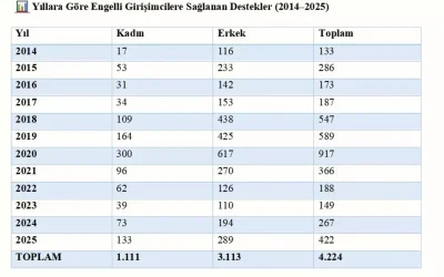 Kadın, Genç ve Engelli İstihdamı İçin Destek